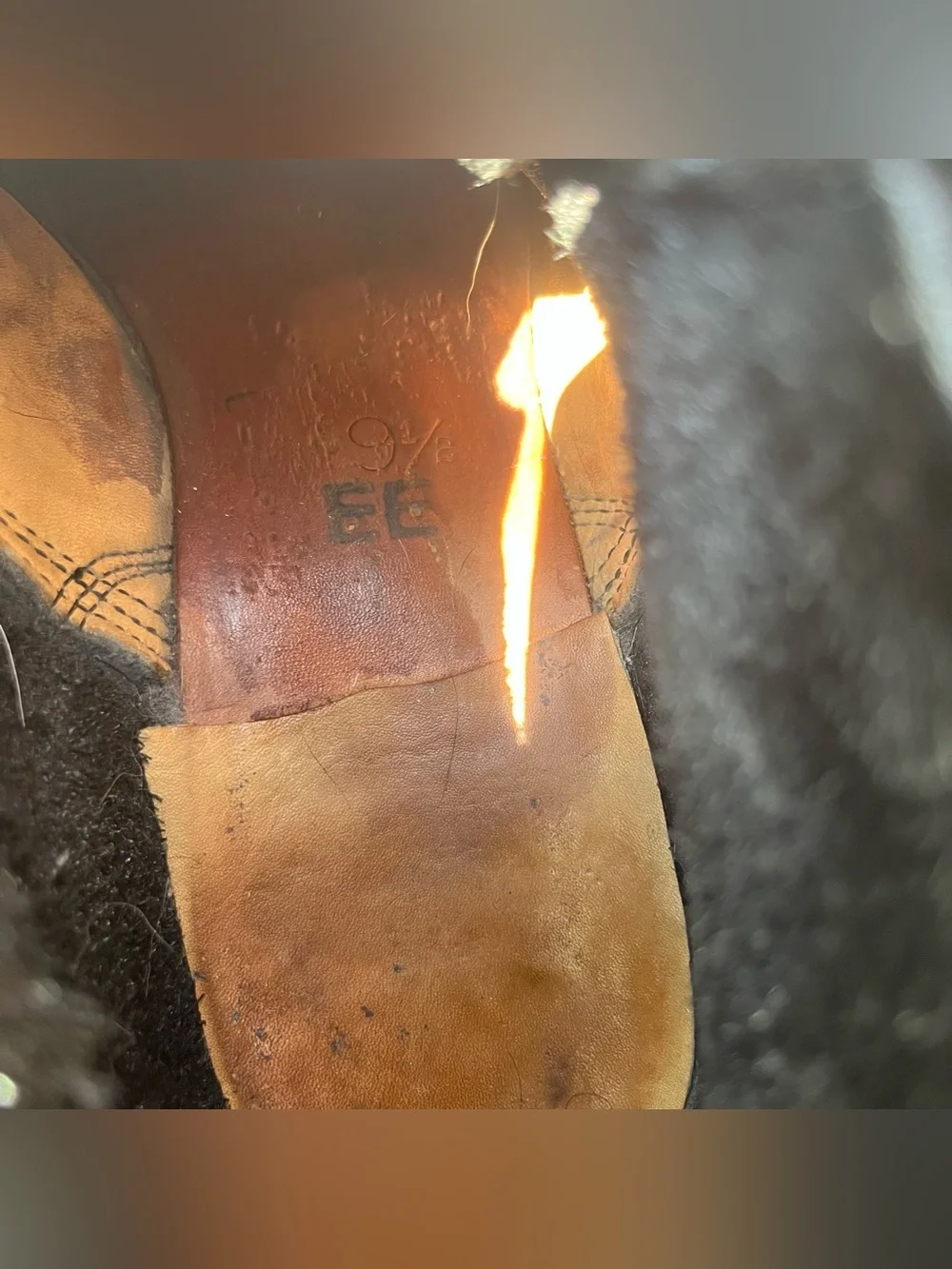 Wings + Horns x Dayton Service Boots Black Leather Size 9.5 EE